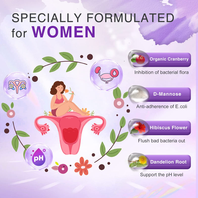 [Australia] - ZEBORA Probiotics for Women Digestive Health with Enzymes & Prebiotics 100 Billion CFUs| Vaginal Probiotics with D Mannose & Cranberry | Urinary Tract Health | Immune Support, 90 Capsules 