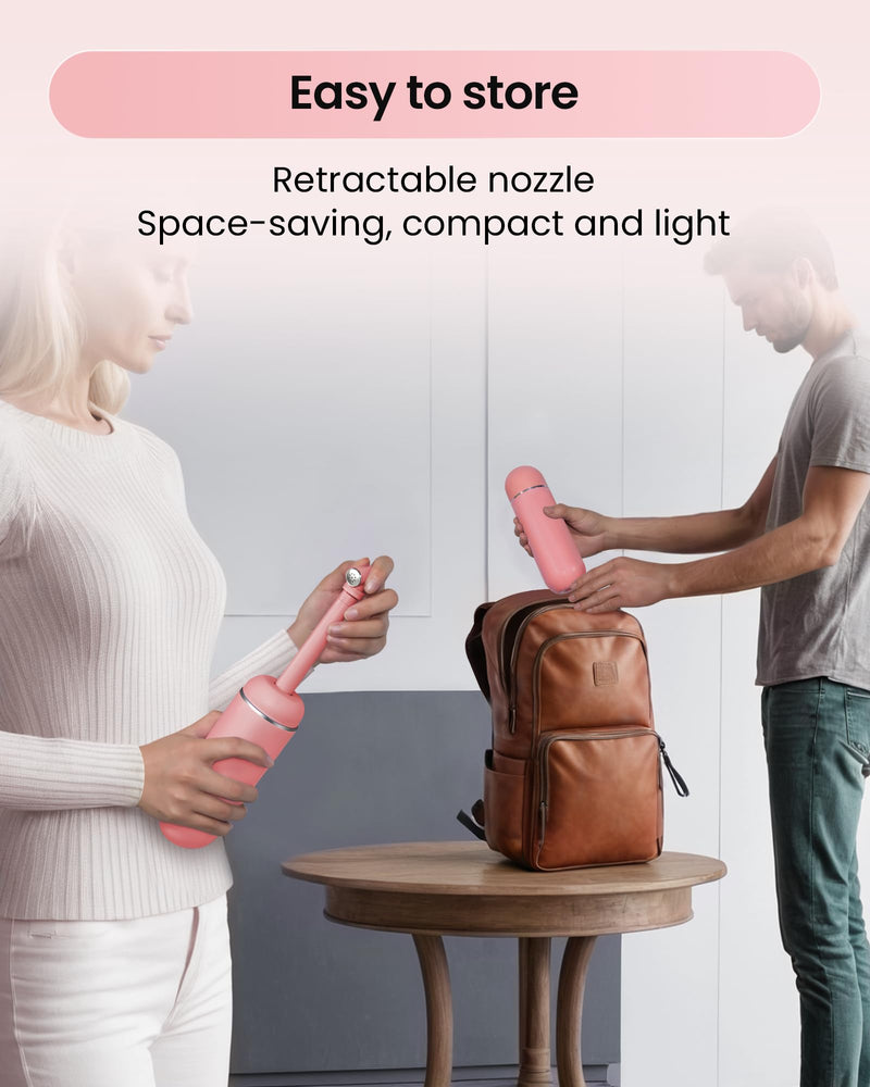 [Australia] - Portable Bidet for Postpartum/Perineal Care,Manual Handheld Peri Bottle for Feminine Hygiene & Travel, 380ml Leakproof,BPA-Free Sprayer for Men/Women/Baby (Pink, General) Pink 