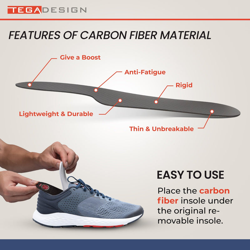[Australia] - Morton´s Extension Orthotic, Carbon Fiber Rigid Insole - 1 Pair - Morton's Toe, Turf Toe, Hallux Limitus, Hallux Rigidus, Arthritis (W8/M7) Women's Size 8, Men's 7 