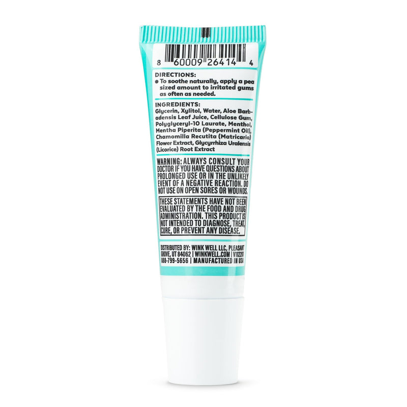 [Australia] - Wink Well - Baby Teething Relief for Infants and Kids, Cooling, Soothing Natural Gel for Sore Gums and Other Teething Discomfort (4 Pack, 15 ml Each) 