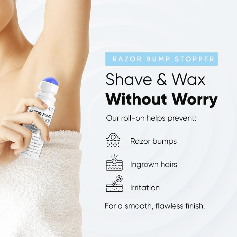 [Australia] - ESTETIST Razor Bump Solution Roll-On, Ingrown Hair & Razor Burn Care Serum, After Shave Roller for Bikini Area, Face, Neck, Underarm & Legs, Skin-Soothing Post Shave Care Original 