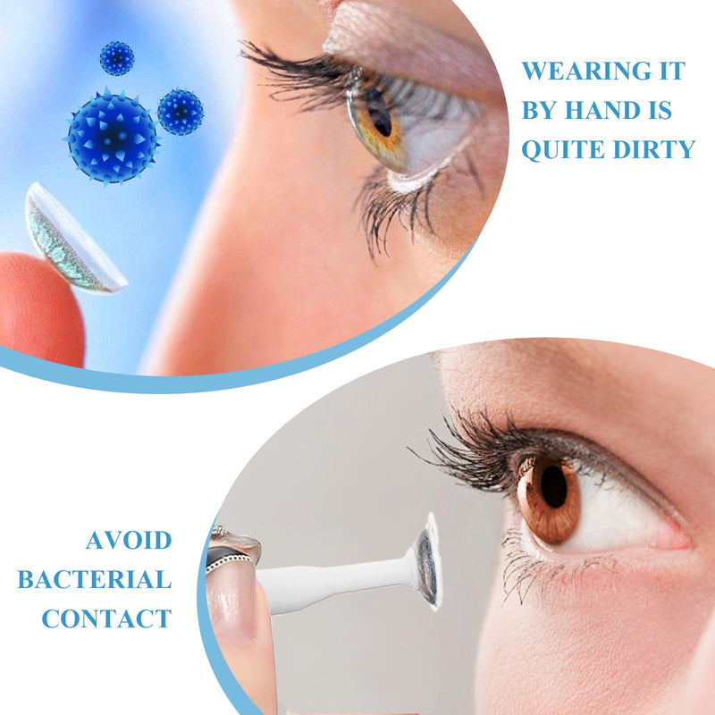 [Australia] - 6-piece contact lens insertion aid, soft and hard contact lens insertion aid, contact lens aid with storage box, multi-coloured contact lens insertion aid, contact lens remover 