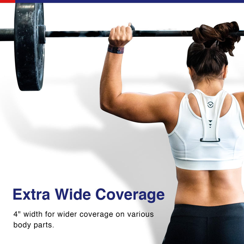 GALLOP Kinesiology Tape 4-Inch Wide – 2 Rolls (16.4ft Each) + Scissors – Waterproof, Latex-Free Athletic Muscle Support Tape for Workout & Sports Pink（2 Roll + Bandage Scissors）