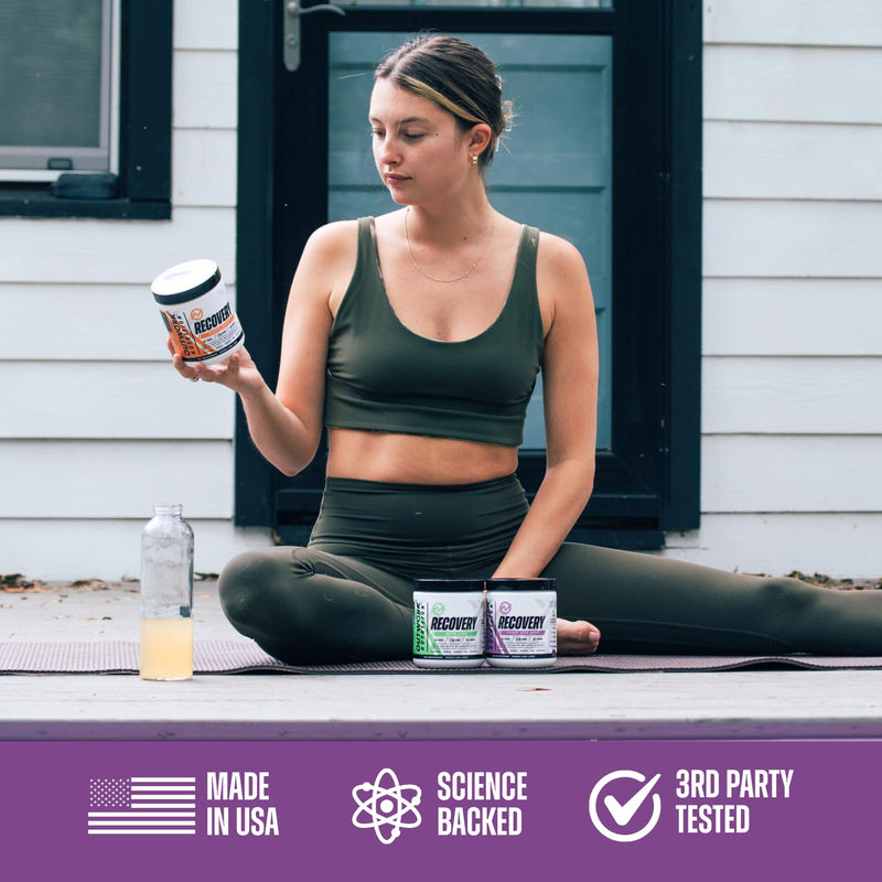 [Australia] - Outwork Nutrition Post Workout Recovery Powder - Creatine Monohydrate, KSM-66 Ashwagandha & Tart Cherry - Speeds Recovery, Eases Soreness - Creatine Powder for Men & Women, Gummy Bear Burst, 230 Gr 