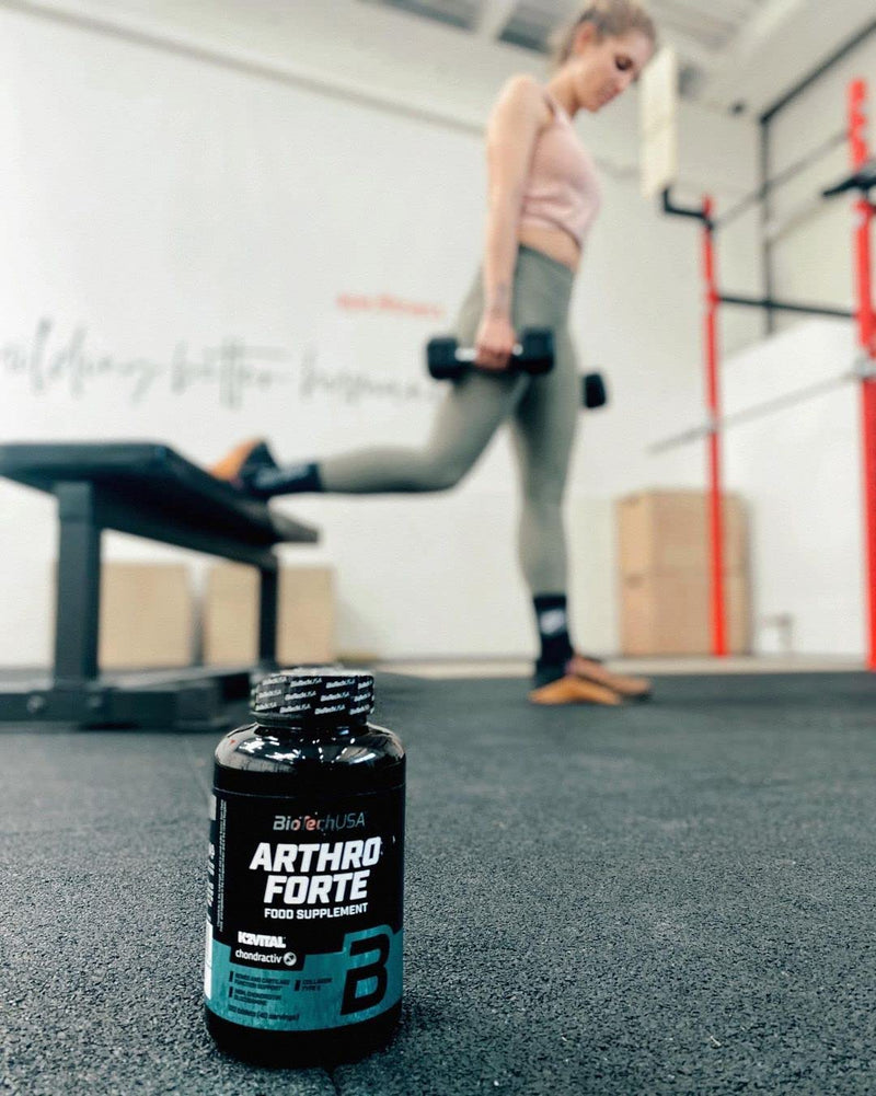 [Australia] - BioTechUSA Arthro Forte, dietary supplement tablet with plant extracts, MSM, glucosamine, chondroitin, MSM, hydrolyzed cartilage powder and vitamin C, 120 tablets 