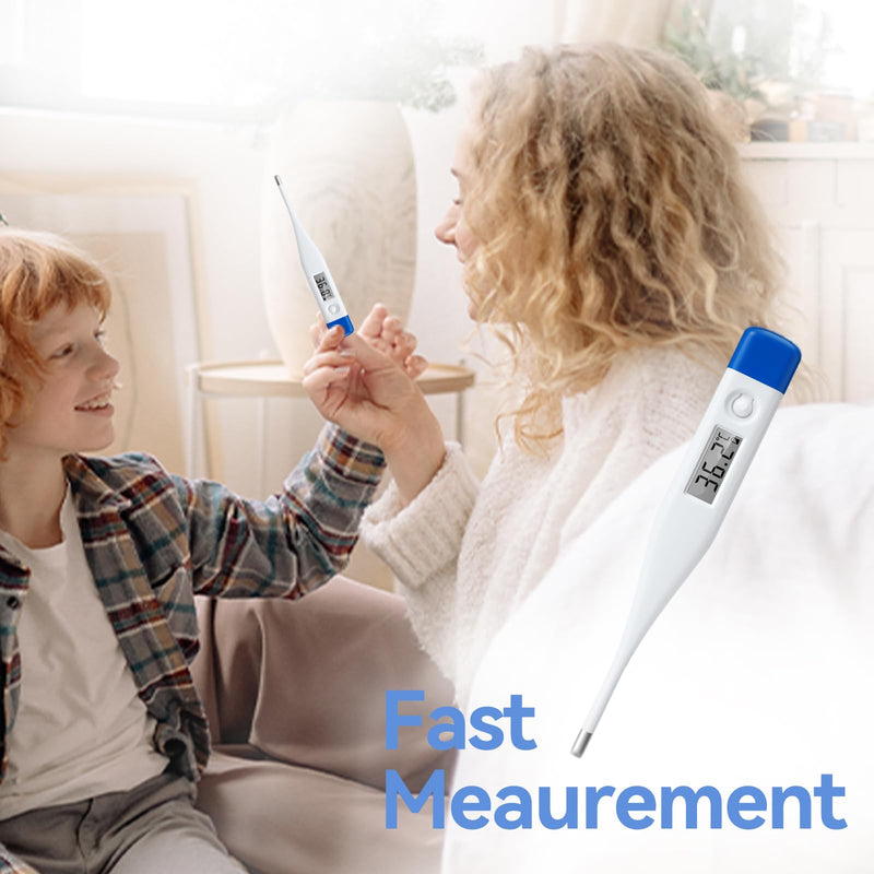 [Australia] - Berrcom Digital Thermometer for Adults and Children, Mouth and Forearm Thermometer Medical Thermometer with Fever Alarm Digital Thermometer DT007 