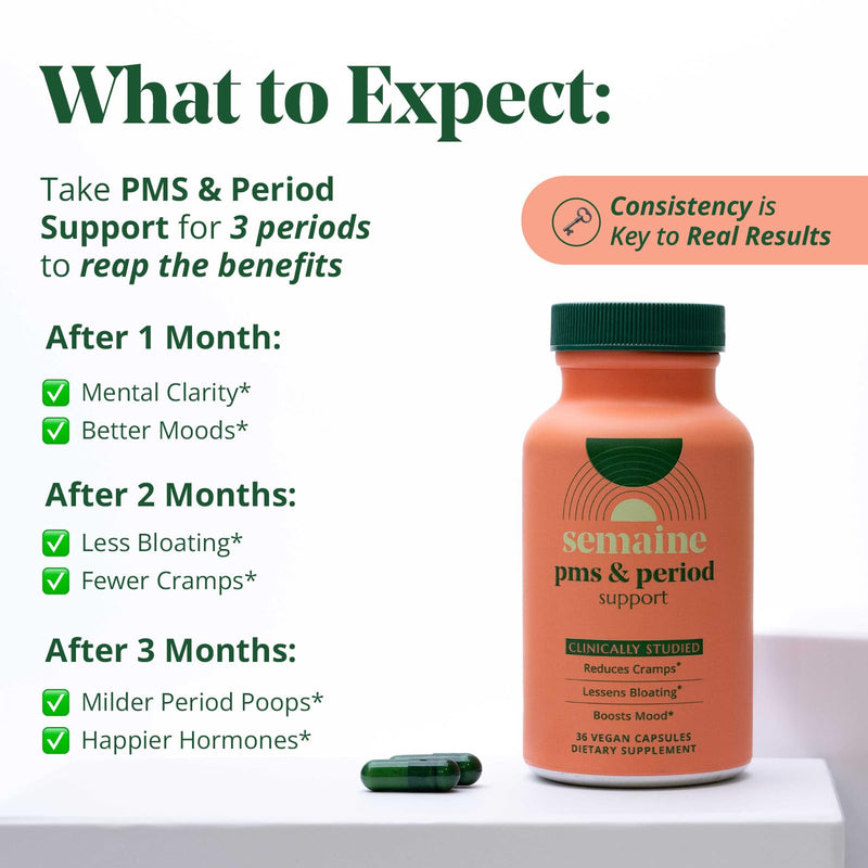 [Australia] - PMS & Period Relief - Menstrual Cramp Relief: No More Period Cramps, Mood Swings, or Bloating. PMS Supplement for Happy Hormones and Period Relief. (40 Count) 40 Count (Pack of 1) 