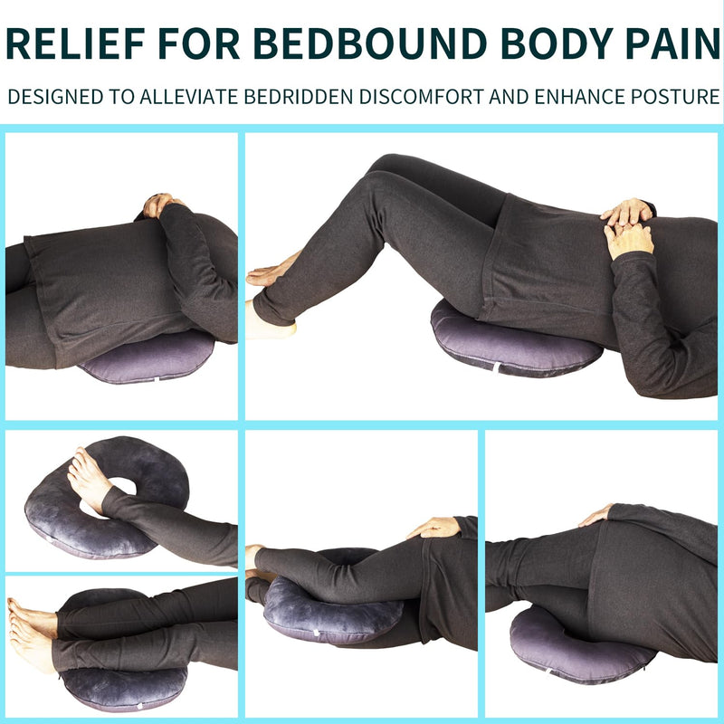 [Australia] - Butt Pillow Tailbone Pain Relief Cushion, Specialty Pillows for Leg, Back, Hip, Anti-Decubitus Pad for Hemorrhoids, Soft Pad for Bed Sores, Health Aids for Bedridden in Bed 