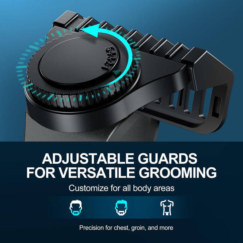 Kensen Adjustable Beard Trimmer for Men – Precision Ceramic Blades, Waterproof, Rechargeable, Ideal for Beards, Mustaches & Hair Electric Shavers Facial Hair Trimming Electric Razor Clipper Groomer