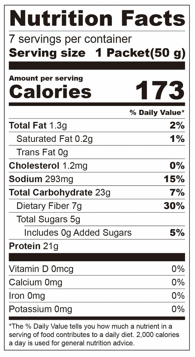 Korean Food All-In-One Multi Shake, Cinnamon Pecan, Fiber, 7 Pack, 350g | Cinnamon pecan-flavored powder blend with dietary fiber in convenient individual packs