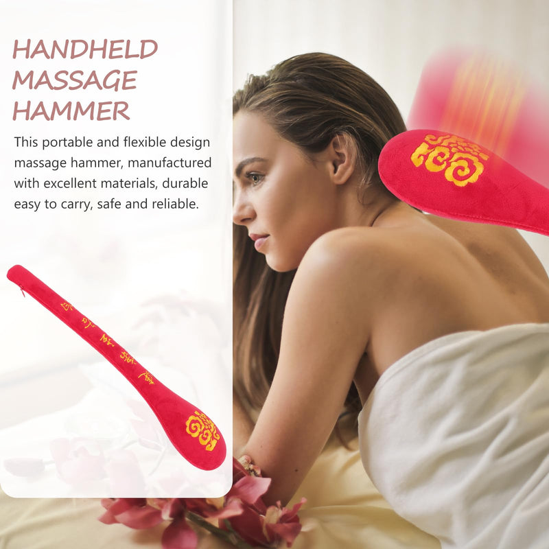 [Australia] - 2Pcs Handheld Massage Pat Stick Set for Body Shoulder Legs Back Pain Relief and Blood Circulation Improvement 