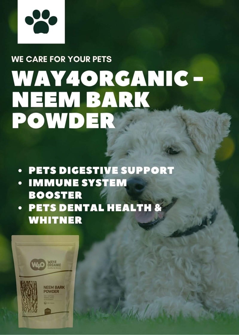 [Australia] - Neem Bark Powder 16 Oz (1 lb) - Dental and Digestion Support - Tooth Powder - Way4Organic 1 