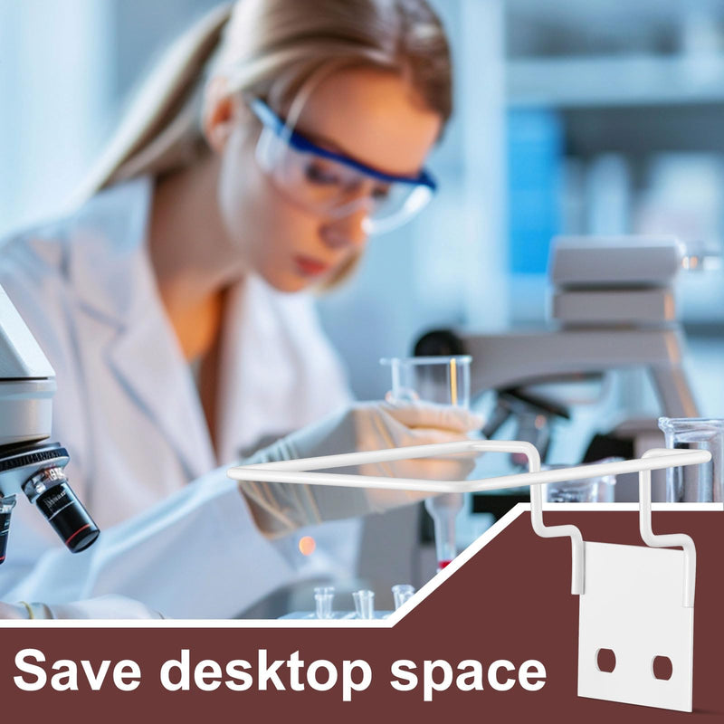 [Australia] - 2 Set Wall Mount Sharps Container Mounting Bracket for 1 Quart 8702, 8702T, 8721 Stackable Sharps Container, White 