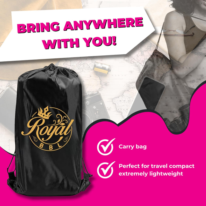 [Australia] - Royal BBL Pillow After Surgery - Brazilian Butt Lift Recovery Booty Support Cushion | Ultra Comfortable with 2 Layers for Maximum Support Post-Surgery Sitting – BBL Pillow Dr. Approved 