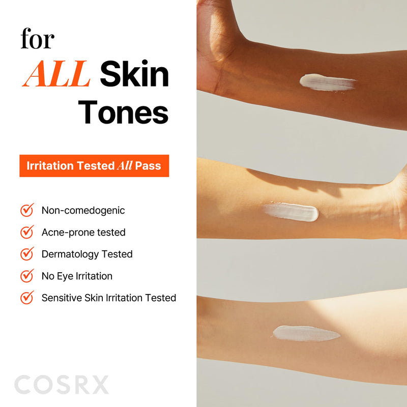 COSRX Airy-Light Clear Sunscreen Stick with Vitamin E&C, SPF 50, 0.67 oz | Korean Suncreen Stick Suncare Sunblock, Lightweight, No White Cast, Water resistant, Oil Control Matte Sunscreen for Face Vitamin E&C Sunscreen Stick (1 Pack)