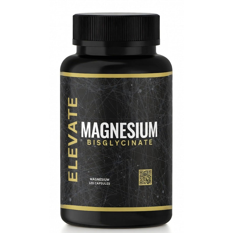 Magnesium Glycinate (Bisglycinate) - 120 High Strength Capsules, Highly Absorbable Chelated Magnesium Supplement for Sleep, Relaxation, Muscle Recovery, Stress Relief, Heart & Nervous Support