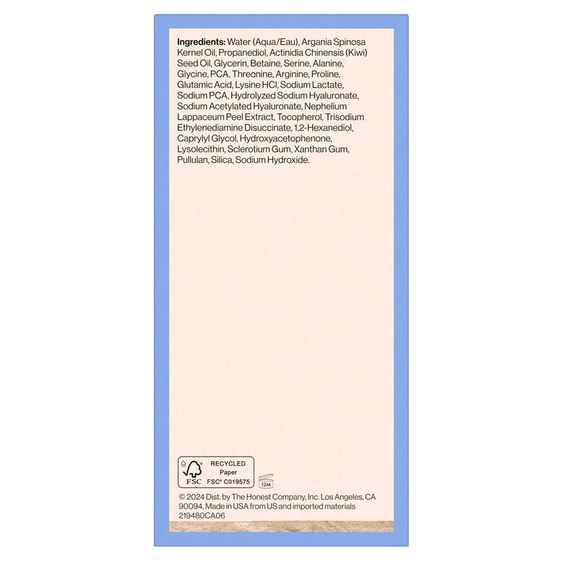 Honest Beauty Hydrogel Deep Hydration Hyaluronic Acid Serum, 1 fl oz