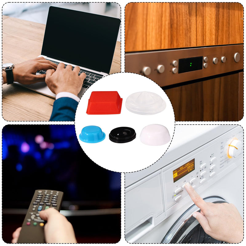 190pcs Bump Dots for Visually Impaired, Low Vision Impairment Braille Stickers Raised Tactile Dots Labels Products for Blind People Elderly Keyboard Daily Objects Assorted Sizes and Styles