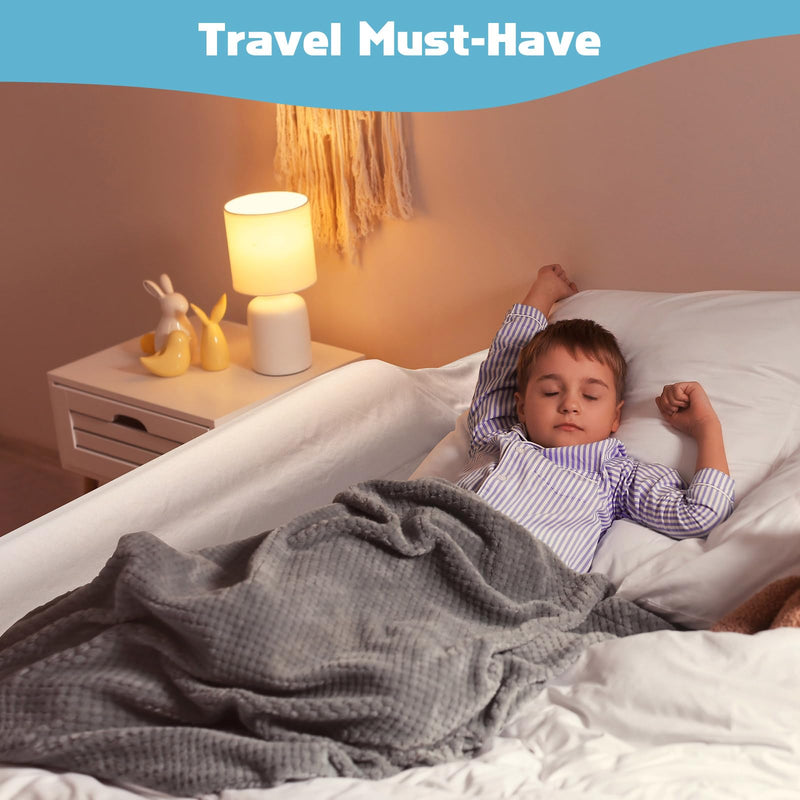 [Australia] - 2Pack Travel Bed Rails for Toddlers | Non-Slip Soft Flocking Portable Inflatable Bed Rails for Toddlers | Travel Toddler Bed Rail for Full, Queen, King Size Beds | Portable Bed Rail for Travel 