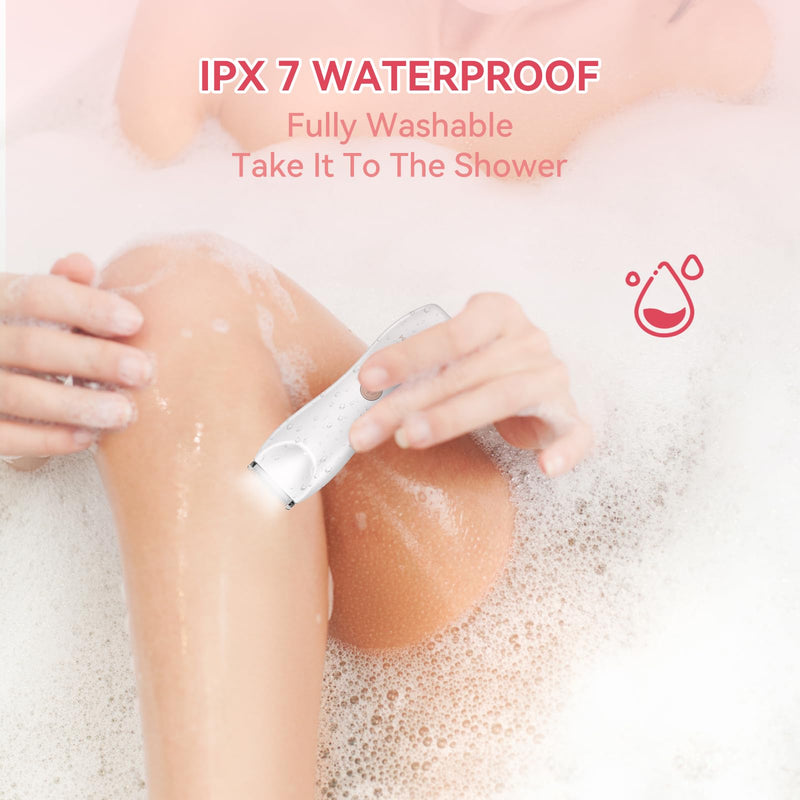 Bikini Trimmer for Women, Maxgroom Electric Razors for Women, Wet/Dry Pubic Hair Trimmer, Ceramic Blades for Intimate Grooming & DIY Styling, Women's Hygiene Shaver