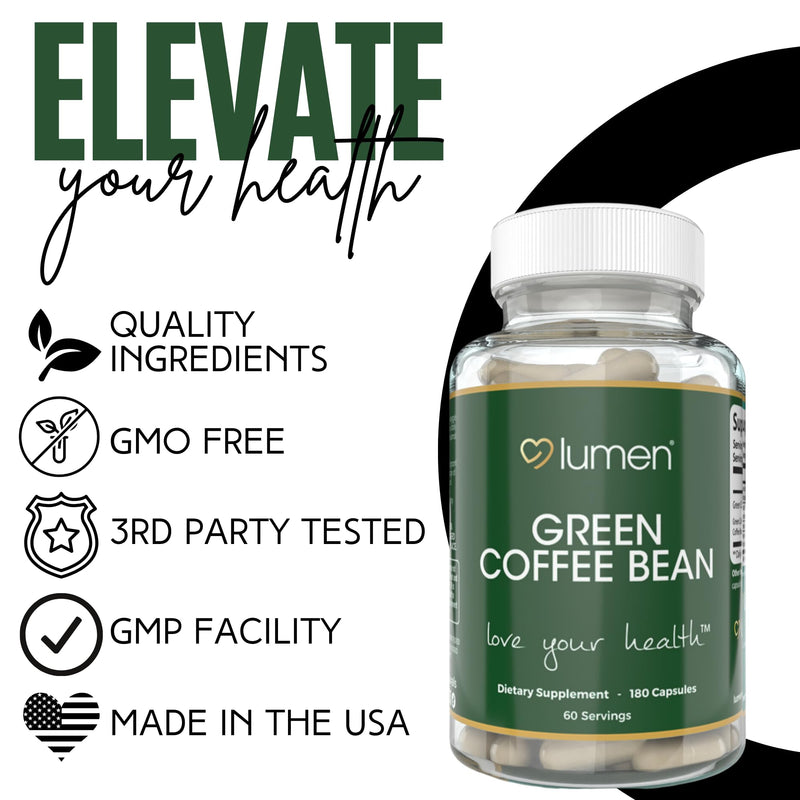 [Australia] - Green Coffee Blend for Women ‚Äì 2400mg Per Serving ‚Äì with Green Coffee Bean Extract ‚Äì 180 Veggie Capsules ‚Äì 60 Servings ‚Äì Non-GMO & Gluten-Free (180 Count (Pack of 1)) 180 Count (Pack of 1) 