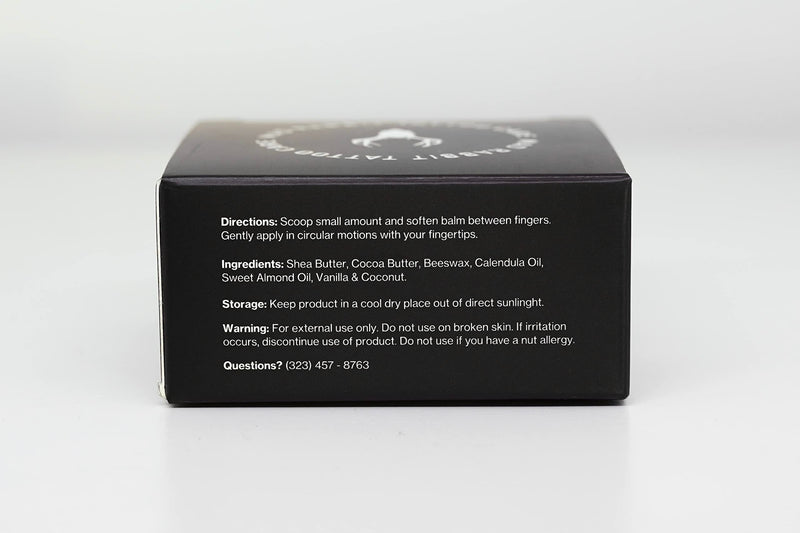 [Australia] - Tattoo Balm & Aftercare Cream- Color Enhancement that Revives Old Tattoos, Hydrates New Tattoos, Made With Clean Ingredients + Petroleum Free, Daily Tattoo Lotion Moisturizer & Brightener Vanilla Coconut 