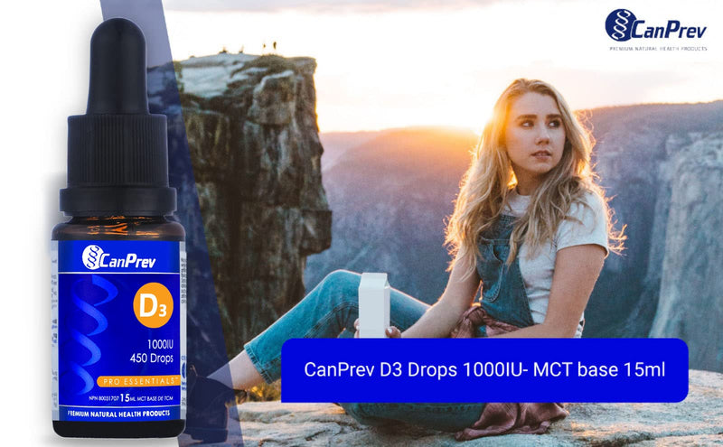 CanPrev D3 Drops 1000iu mct Oil Base, 0.5 Ounce