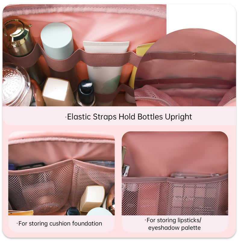 SUNRISING Tote Bag + Travel Toiletry Bag Pink