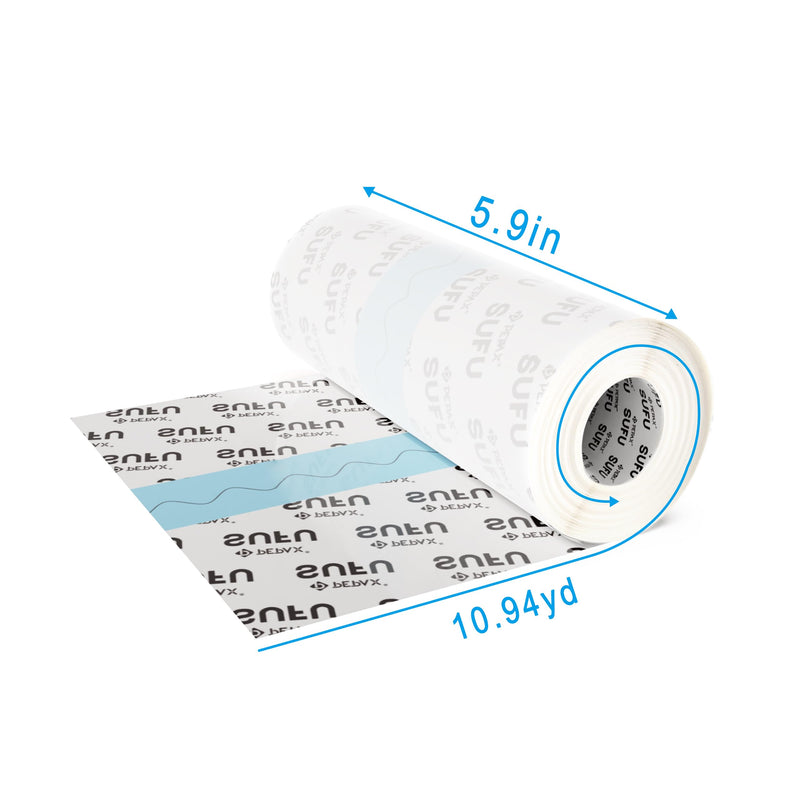 Tattoo Aftercare Film Roll 15 cm x 10 m - Waterproof Second Skin Protection Bandage, Breathable Flexible Transparent PU Film for Professional Tattoo Artists and Home Use 15cm*10m