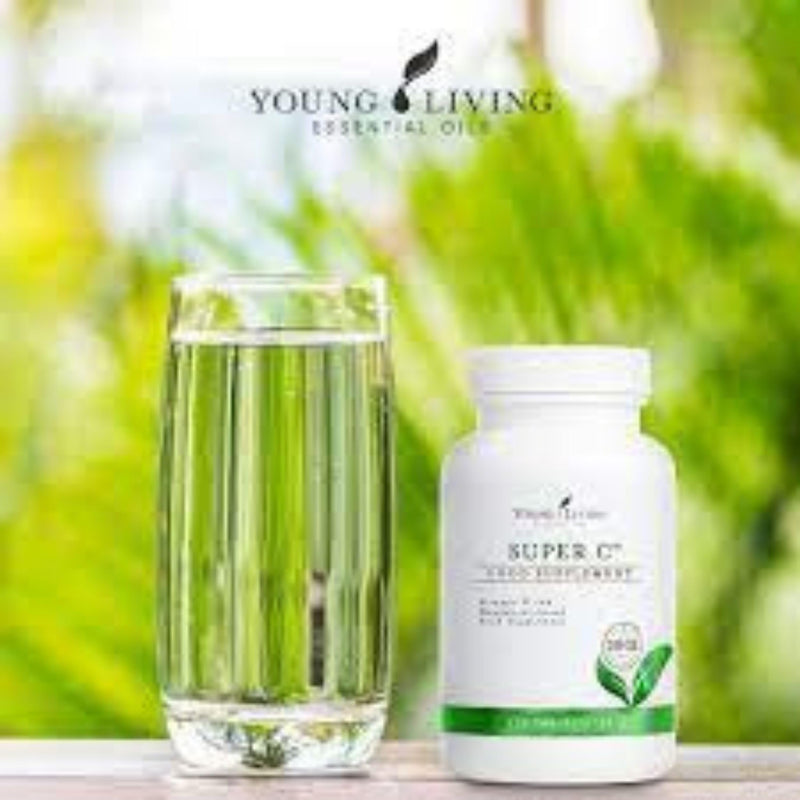 Young Living Super C Tablets - 120 ct, Essential Oils - Vitamin C - Supports Respiratory - Antioxidant Boost- Immune Function - Defense System - Minerals