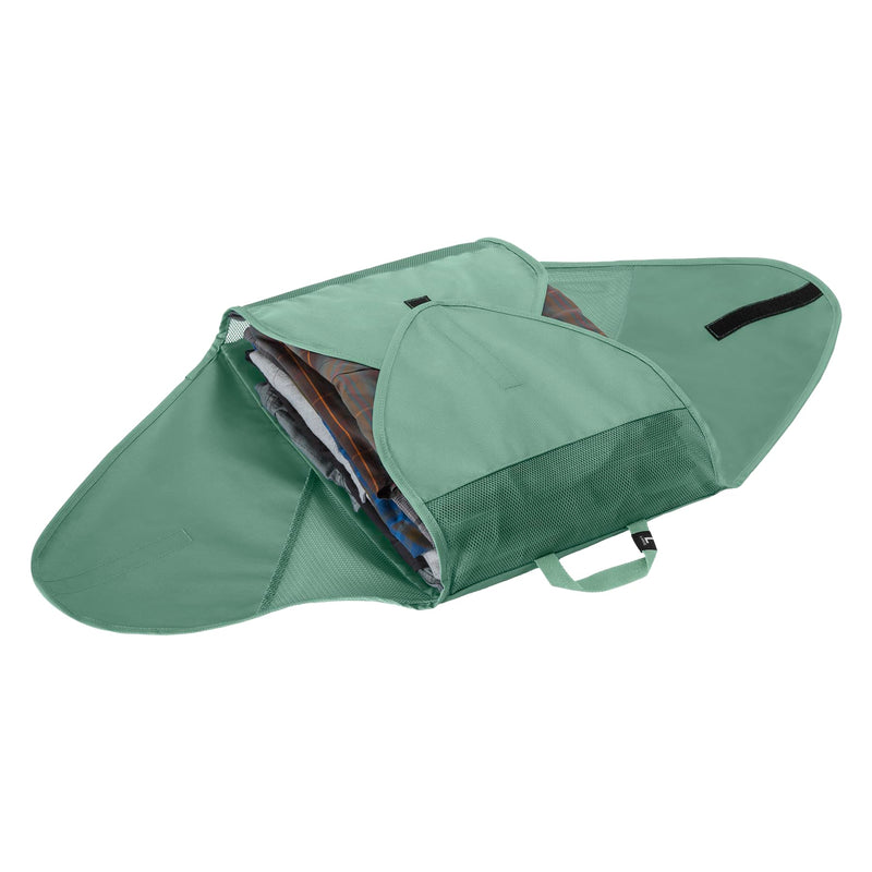 Eagle Creek Pack-It Reveal Garment Folder, Large, Willow Green | Travel Garment Bag with Compression Wings to Maximize Luggage Space, Convenient Top Handle, Quick-Drying Material