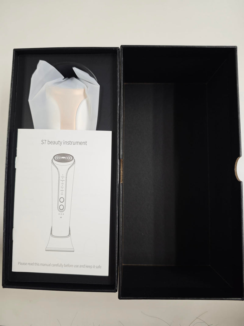 Skin Firming RF Facial Device, 6-in-1 Beauty Device for Home Use, 5-Level Skin Rejuvenation and Toning Tool for a Radiant Glow