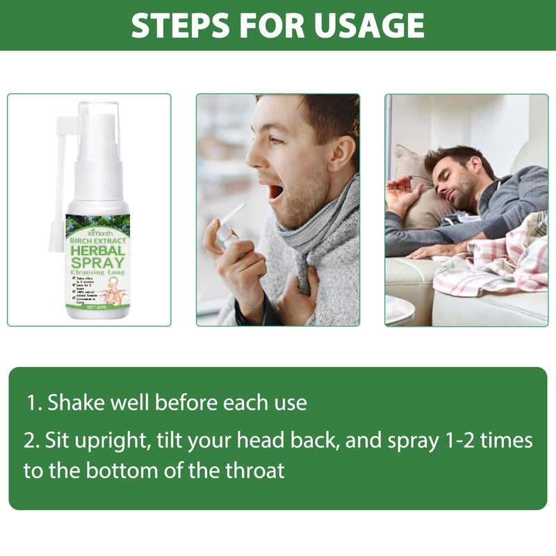 [Australia] - Pack of 3 30 ml Lung Cleansing Spray Herbal Spray Herbal Lung Cleansing Spray Our-Lyard Herbal Lung Cleansing and Repair Spray Lung Cleansing Spray Lung Cleansing 