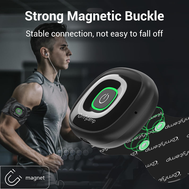 [Australia] - Comfytemp Wireless TENS Unit Muscle Stimulator with APP, FSA HSA Eligible Smart Dual Host TENS Machine for Pain Relief, EMS Device with 32 Modes, Pulse Muscle Massager for Back Shoulder Sciatica K6108 
