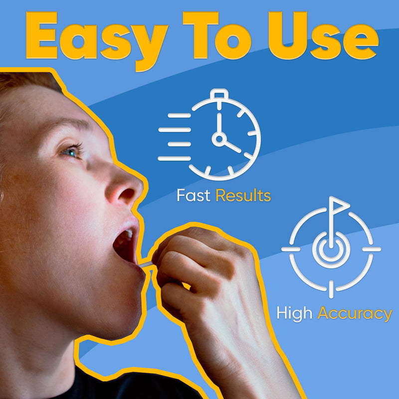 [Australia] - Prime Screen Saliva Alcohol Test Strip, High Accurate Home Test, Result in 2 Minutes - 10 Tests 