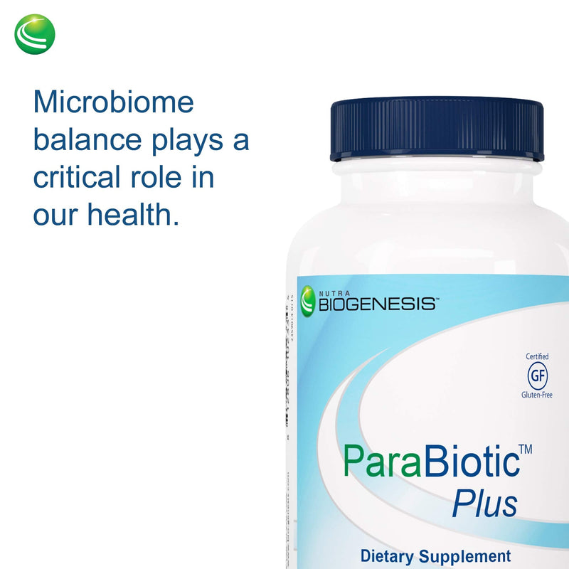 [Australia] - Nutra BioGenesis - ParaBiotic Plus - Organic Neem, Wormwood and Black Walnut for Intestinal Microbiome and Immune System Support - Gluten Free, Vegan, Non-GMO - 90 Capsules 