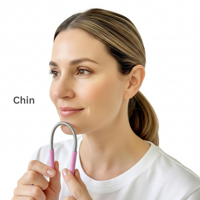 [Australia] - Bellabe Facial Hair Remover for Women, Made in USA, Spring Hair Remover for Face and Chin, Gentle Spring Facial Hair Remover Tool for Facial Hair Removal, Chin Hair Remover for Women Face 