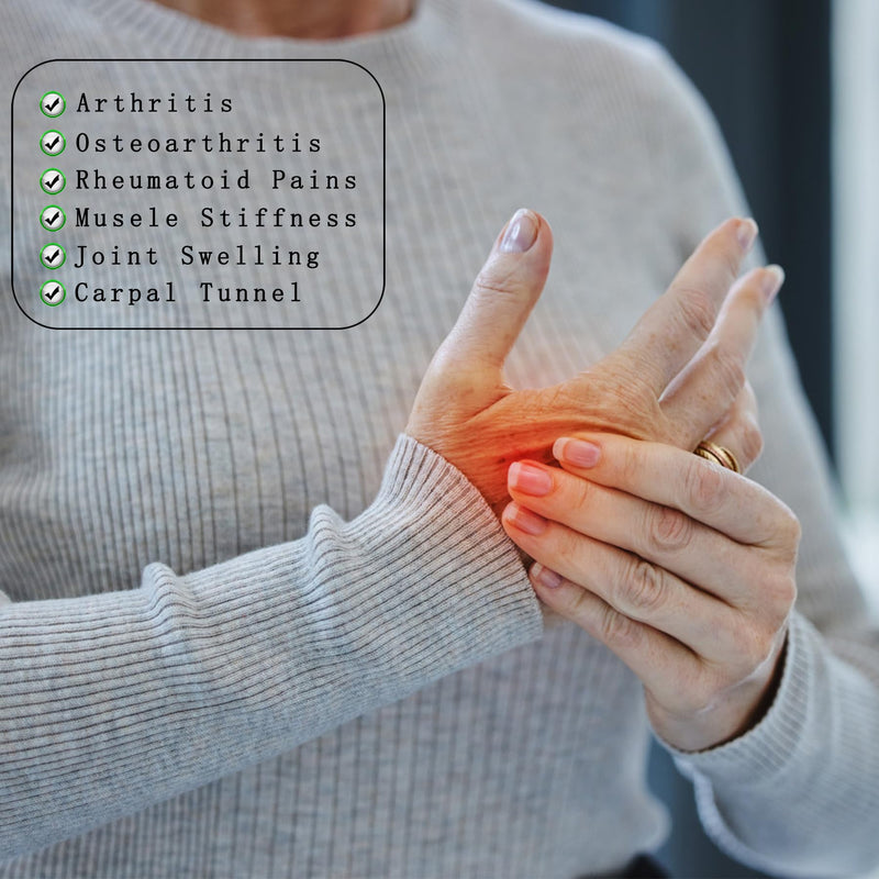 [Australia] - Compression Gloves - Arthritis Gloves Women Men Rheumatoid Gloves Carpal Tunnel Tendonitis for Daily Work Typing M Black 