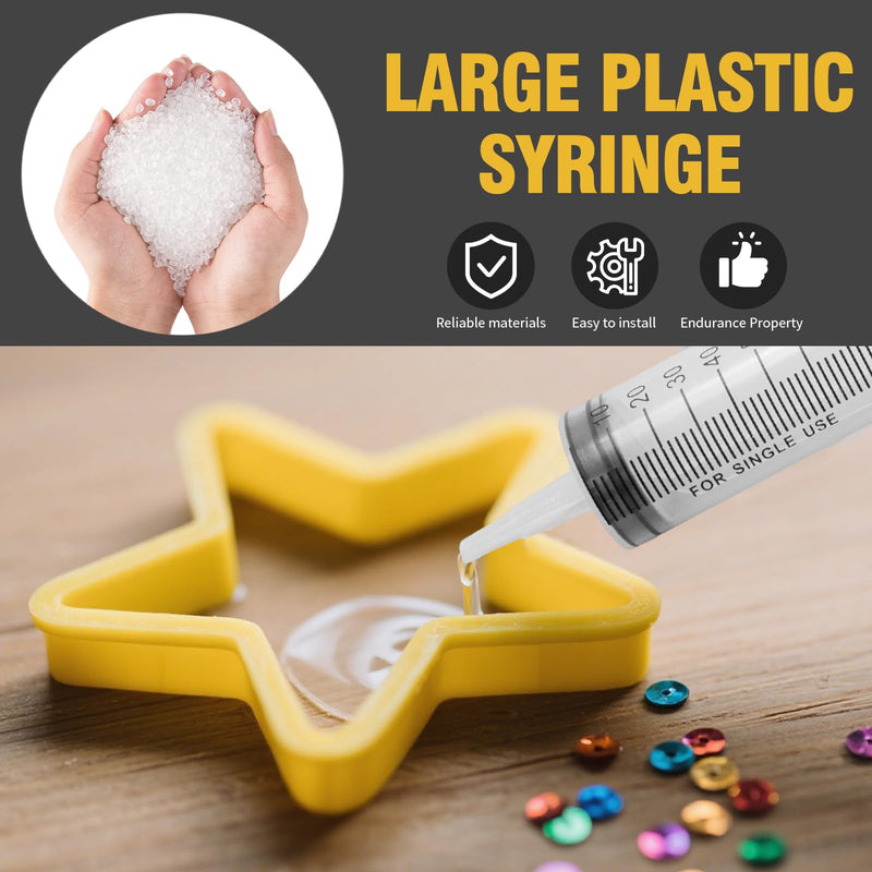 [Australia] - 5 pcs 100ml Large Plastic Syringe with 5 pcs 39" Handy Plastic Tubing, Suitable for Science Experiments, Plant Watering, Pet Feeding 