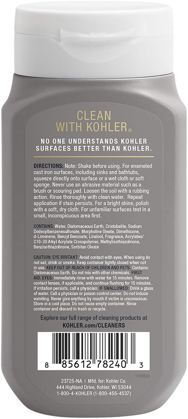 [Australia] - Kohler K-23725-NA Cast Iron Cleaner 8 Fl Oz (Pack of 1) 