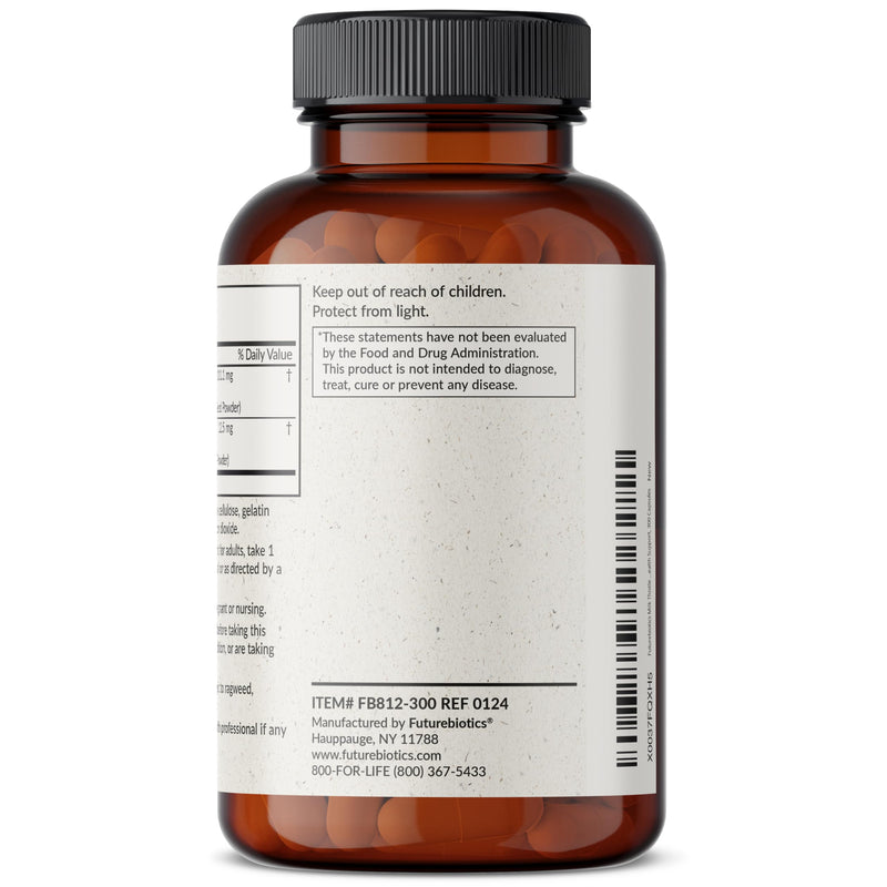 [Australia] - Futurebiotics Milk Thistle Silymarin Marianum & Dandelion Root Liver Health Support, Antioxidant Support, Detox, 300 Capsules 300 Count (Pack of 1) 