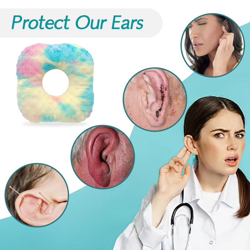 [Australia] - Ear Pierced Pillow with Ear Hole for CNH and Ear Pain, Ear Inflammation, Ear Pressure sores, O-Shaped Side Sleeping Pillow, Cotton Ear Protection Pillow for Side Sleepers 