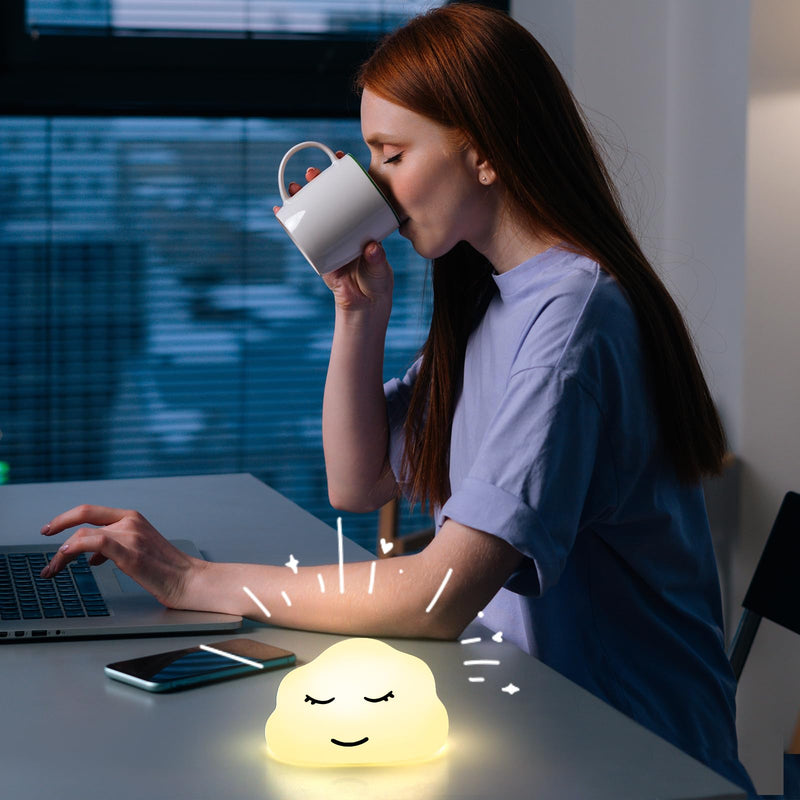 [Australia] - Breathing Lamp Guided Visual Meditation Tool for Mindfulness,Anxiety Relief&Calm Your Mind for Stress&Visual Relaxation and Restful Sleep,478 Seconds Breathing Rate Change 3 Colors,Gift for Kids 