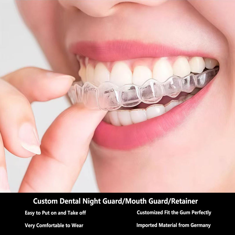 [Australia] - Custom Night Guard, Custom Dental Retainer Durable Mouth Teeth Guard Against Teeth Grinding/Clenching, One Pack 