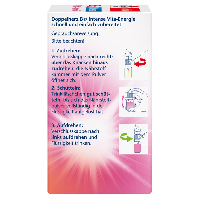 [Australia] - Doppelherz B12 Intense Vita-Energy - high dose with 500 µg vitamin B12 per drinking bottle - 18 ampoules - vegan 11.38 g (pack of 18) 