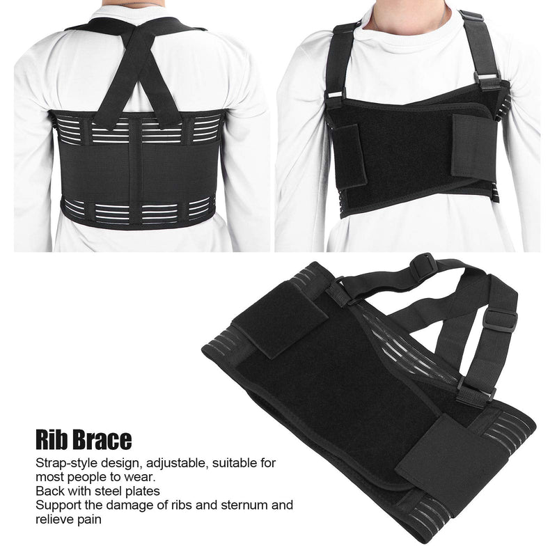 Rib Fracture Support Brace, Breathable Rib Fracture Fixed Belt, Adjustable Chest Lumbar Protector Strap Belt, Sternum, Rib & Chest Support Brace