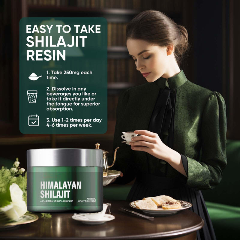 [Australia] - Shilajit Original Shilajit Resin-Natural Organic Shilajit with Fulvic Acid & Trace Minerals - 100% Pure Golden Quality, No Additives 1 Piece (Pack of 1) 
