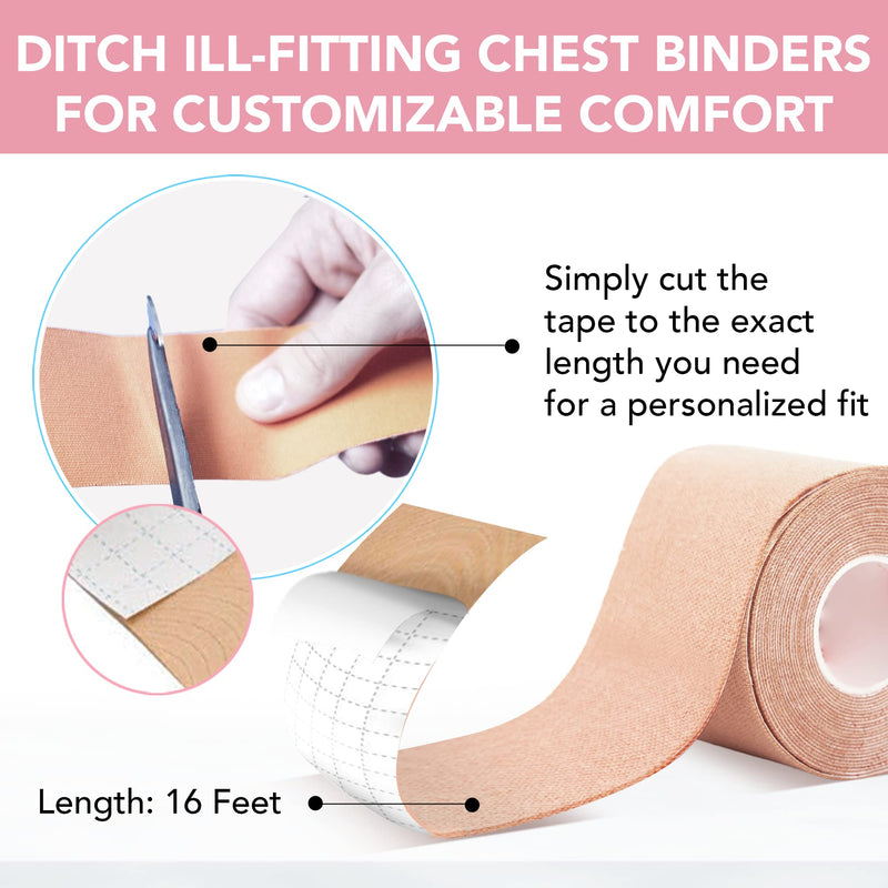 [Australia] - TransGenX Tape - Best Trans FTM Binder for Chest Binding While Transitioning 