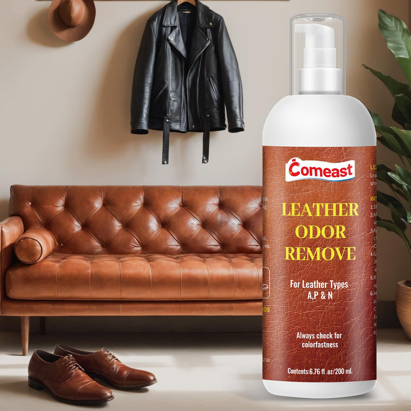 [Australia] - Leather Odor Remover, Leather Cream, Leather Cleaner and Leather Conditioner, Protect, Restore Leather Couches, Furniture, Car Interiors, Jackets, Shoes, Or Other Leather Items Unscented 6.76 Fl Oz 