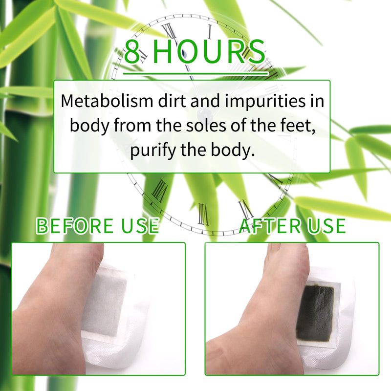 [Australia] - Pack of 20 Detox Foot Plasters, Detoxification Plasters Feet Original, Natural Deep Cleansing Foot Pads, Detox Plasters Foot, Detox Foot Patch Detoxification, for Cleansing Body Deep Sleep 100% Natural Foot Pads Detox Foot Patch 